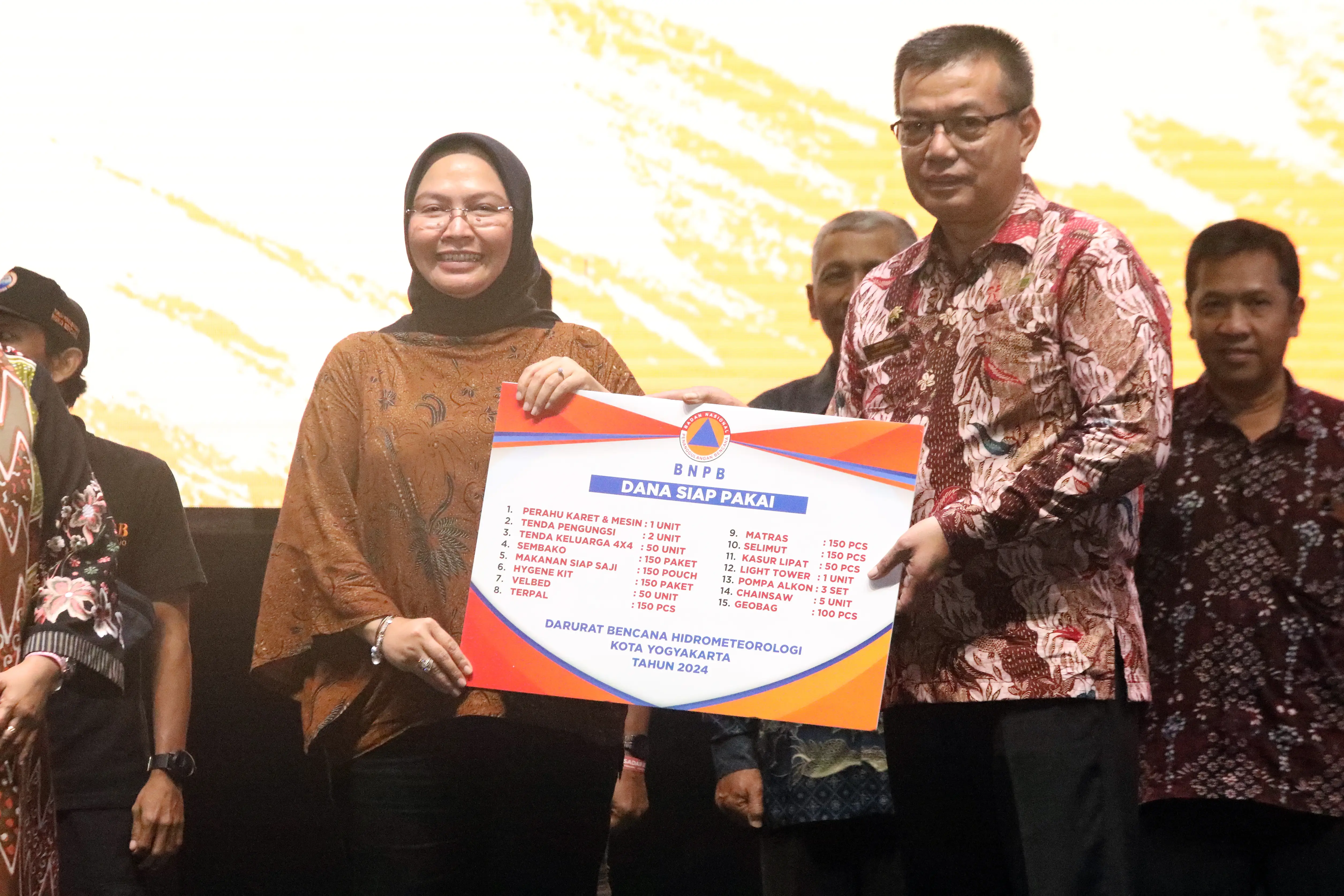 Siaga Darurat Bencana Hidrometeorologi di Yogyakarta, BNPB Salurkan DSP Kepada BPBD